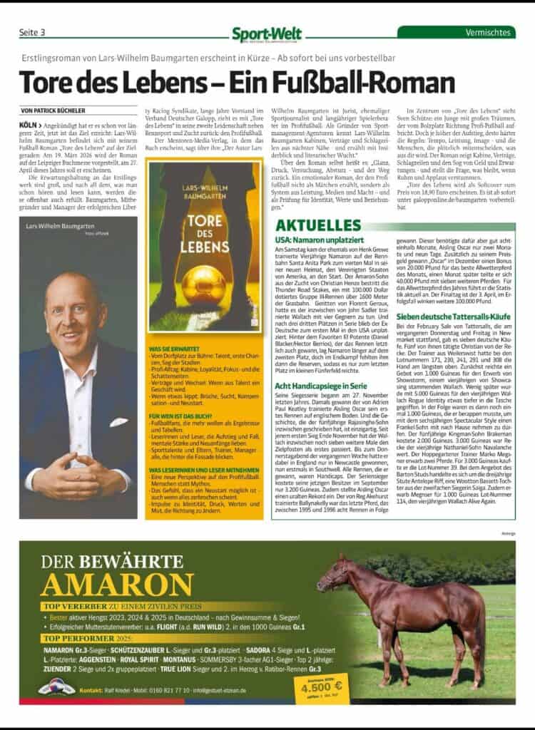 Tore des Lebens von Lars-Wilhelm Baumgarten